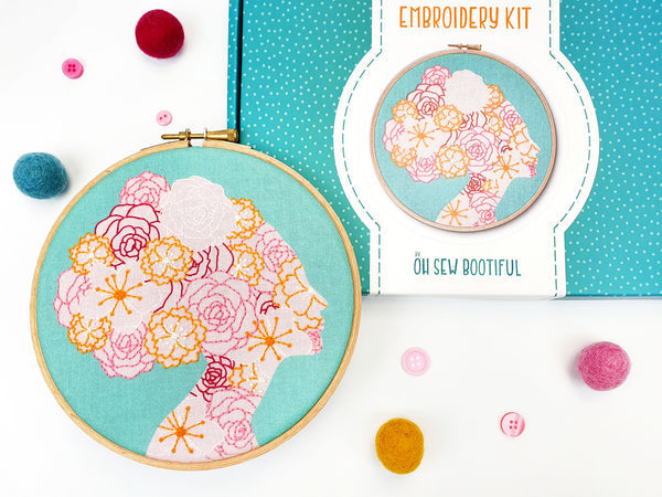 Oh Sew Bootiful Kits She Blooms Feminist Embroidery Kit - Oh Sew Bootiful