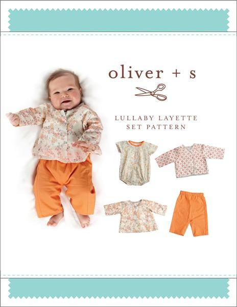 Oliver + S Dress Patterns Lullaby Layette Set - Oliver and S - Digital PDF or Printed Paper Version