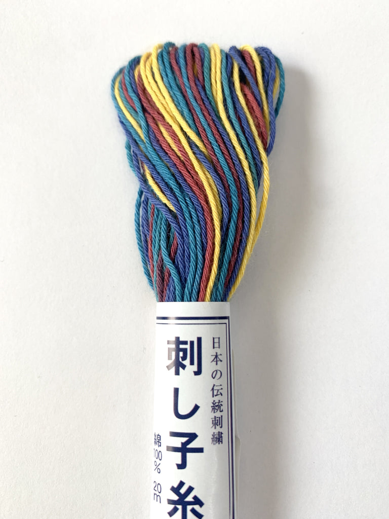 Olympus Thread Manufacturing Co. Thread Sashiko Thread - Variegated Primary 74