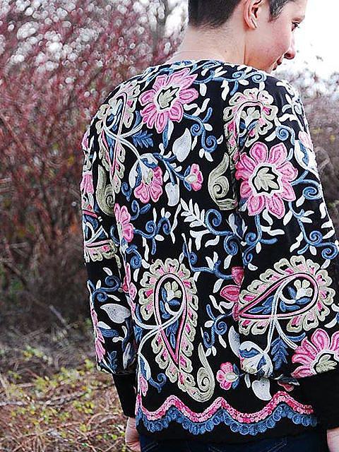 Origami Shrug - Two Stitches Patterns - Paper or Digital Version - The Eternal Maker - UK Fabric Shop