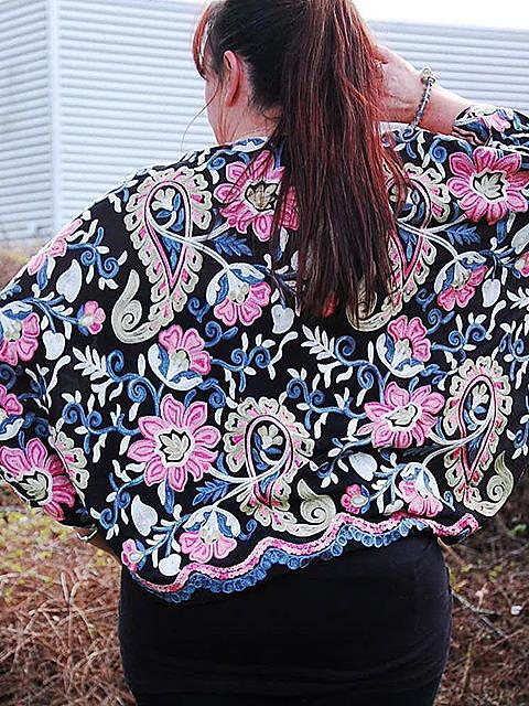 Origami Shrug - Two Stitches Patterns - Paper or Digital Version - The Eternal Maker - UK Fabric Shop