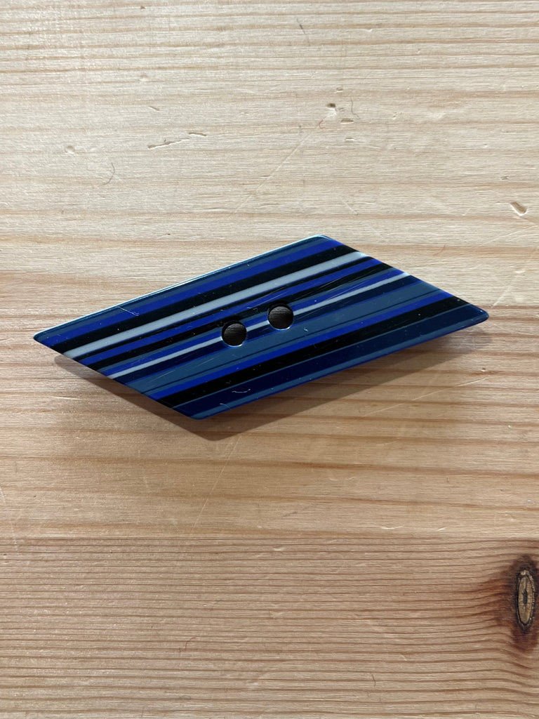 Paralellostripe Toggle - Blue Grey - 70mm - The Eternal Maker - UK Fabric Shop