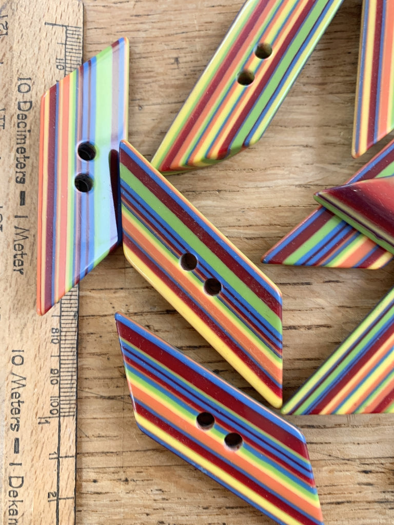 Paralellostripe Toggle - Retro - 70mm - The Eternal Maker - UK Fabric Shop