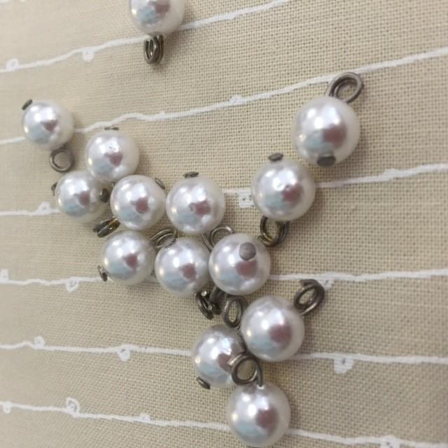 Pearl Ball Button - 8mm - The Eternal Maker - UK Fabric Shop