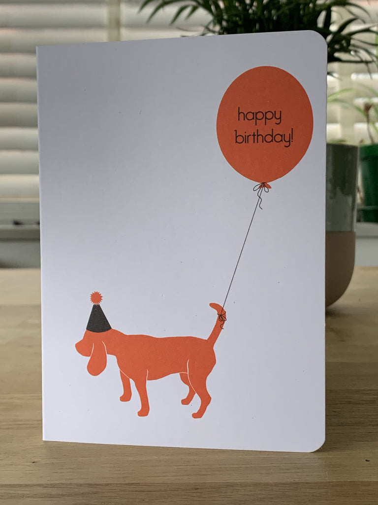 Piglet and Porge Cards Happy Beagle Birthday! Greetings Card