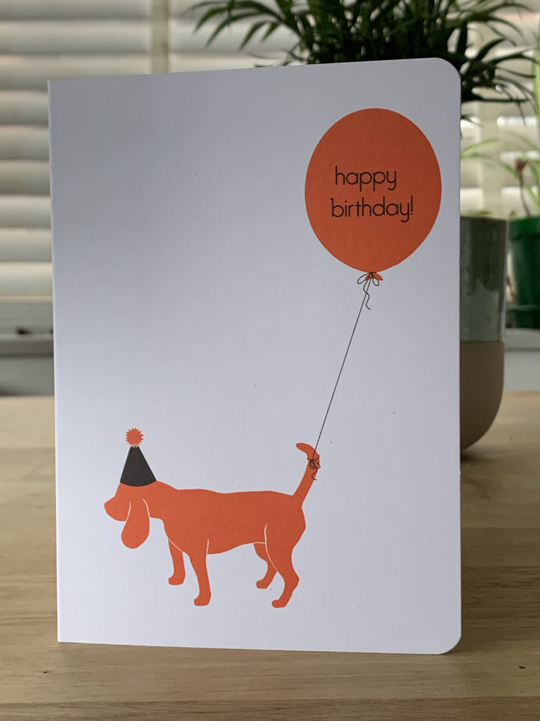 Piglet and Porge Cards Happy Beagle Birthday! Greetings Card