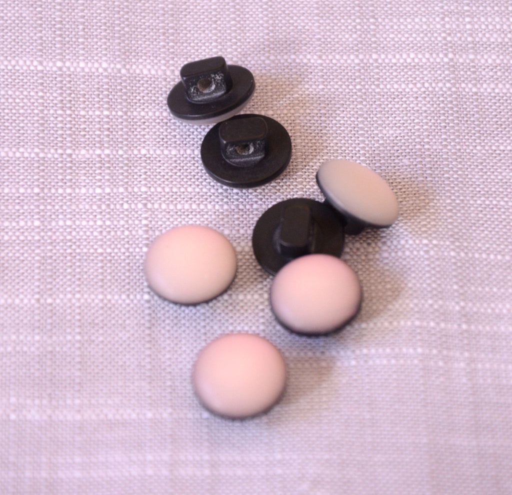 Pink Pearly Shank Button - 11mm - The Eternal Maker - UK Fabric Shop