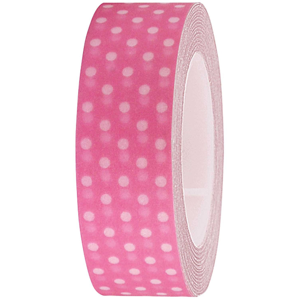 Pink Polka Dot Washi Tape - The Eternal Maker - UK Fabric Shop