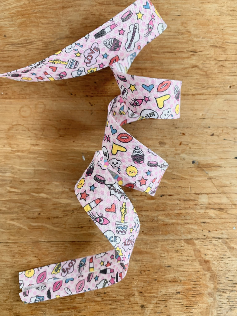 Pink Pop - Bias Binding - 20mm - The Eternal Maker - UK Fabric Shop