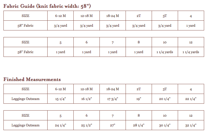 Playtime Leggings - Oliver + S - Digital Download childrens sewing Pattern - The Eternal Maker - UK Fabric Shop