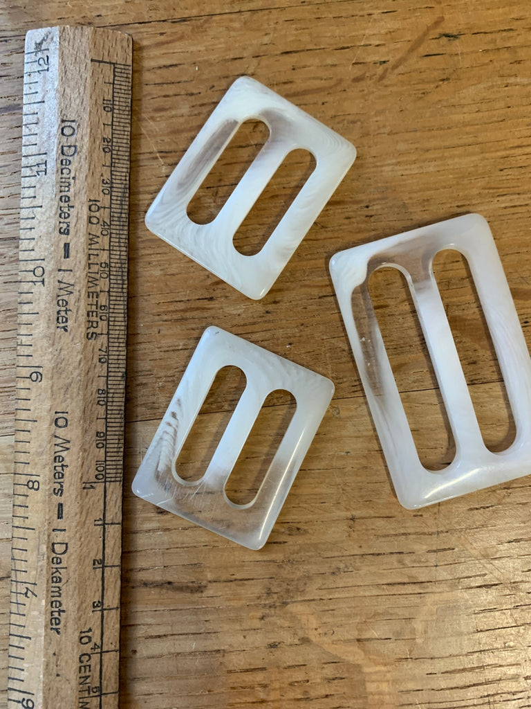 Polyester Buckle - Clear Cream - The Eternal Maker - UK Fabric Shop