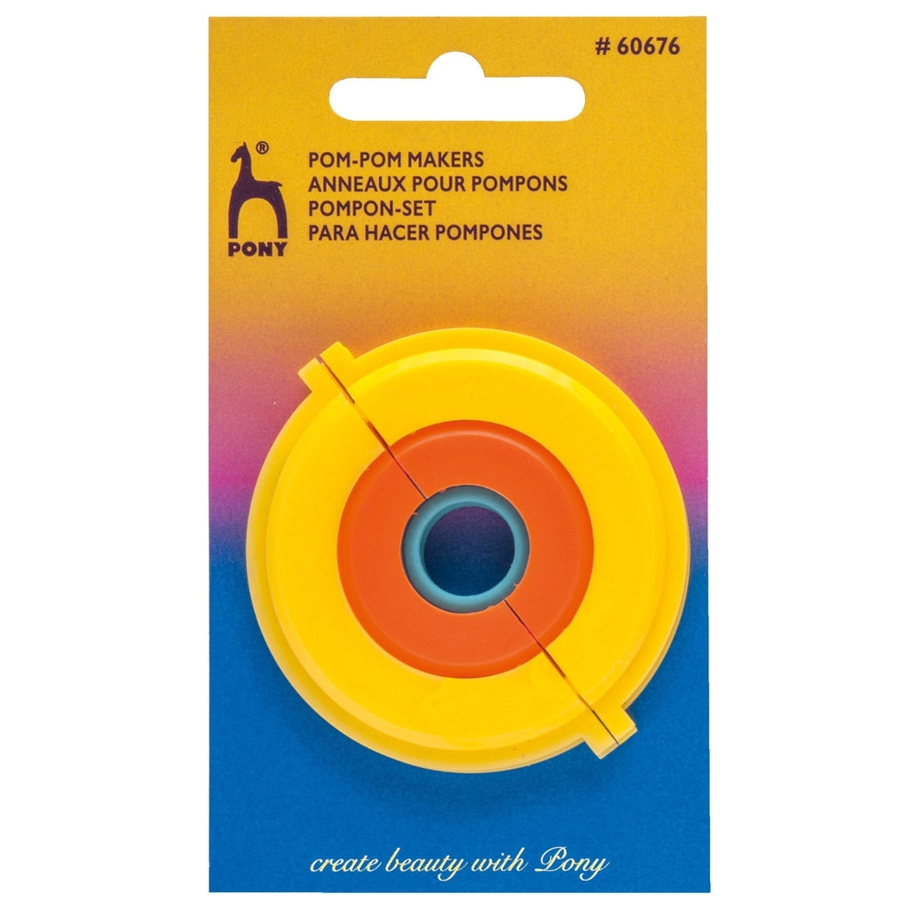Pom - Pom Maker by Pony - Small (set of 3) - The Eternal Maker - UK Fabric Shop
