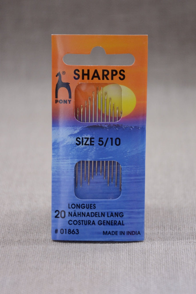 Pony Hand Sewing Needles Sharps: Sizes 5 - 10 - The Eternal Maker - UK Fabric Shop