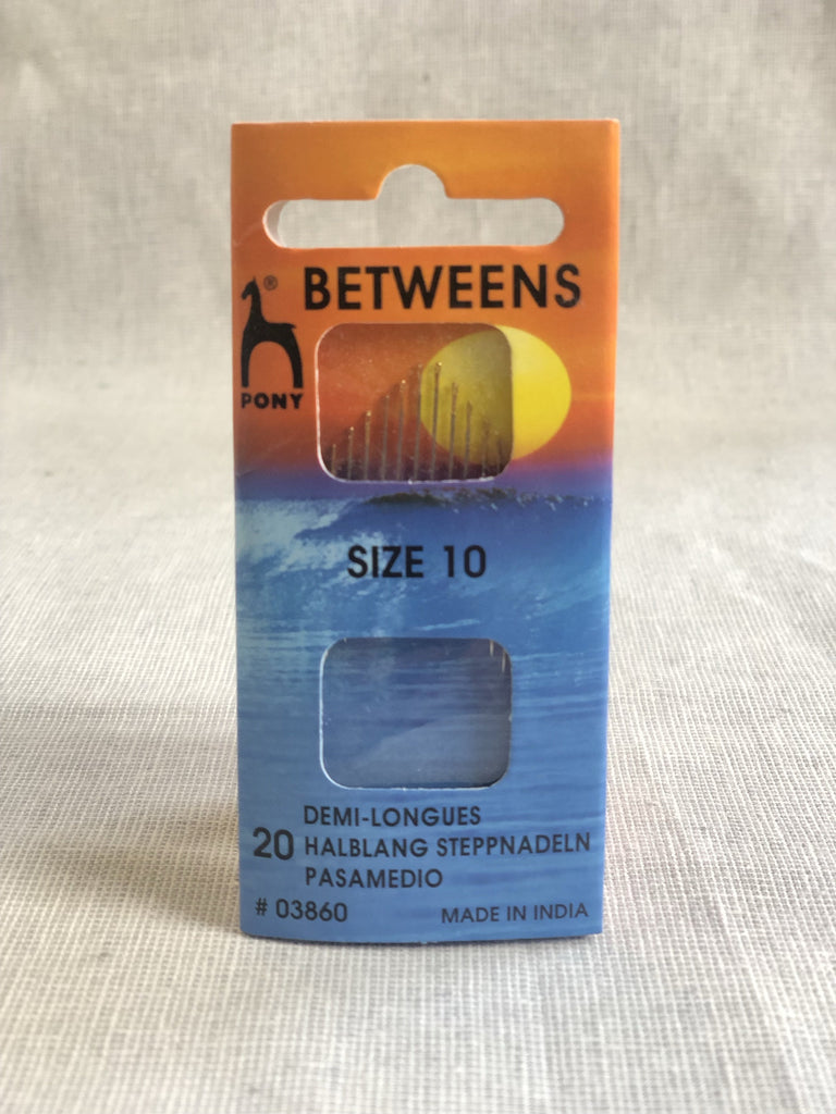 Pony Needles and Pins Gold Eye Sewing Needles: Betweens Size 10