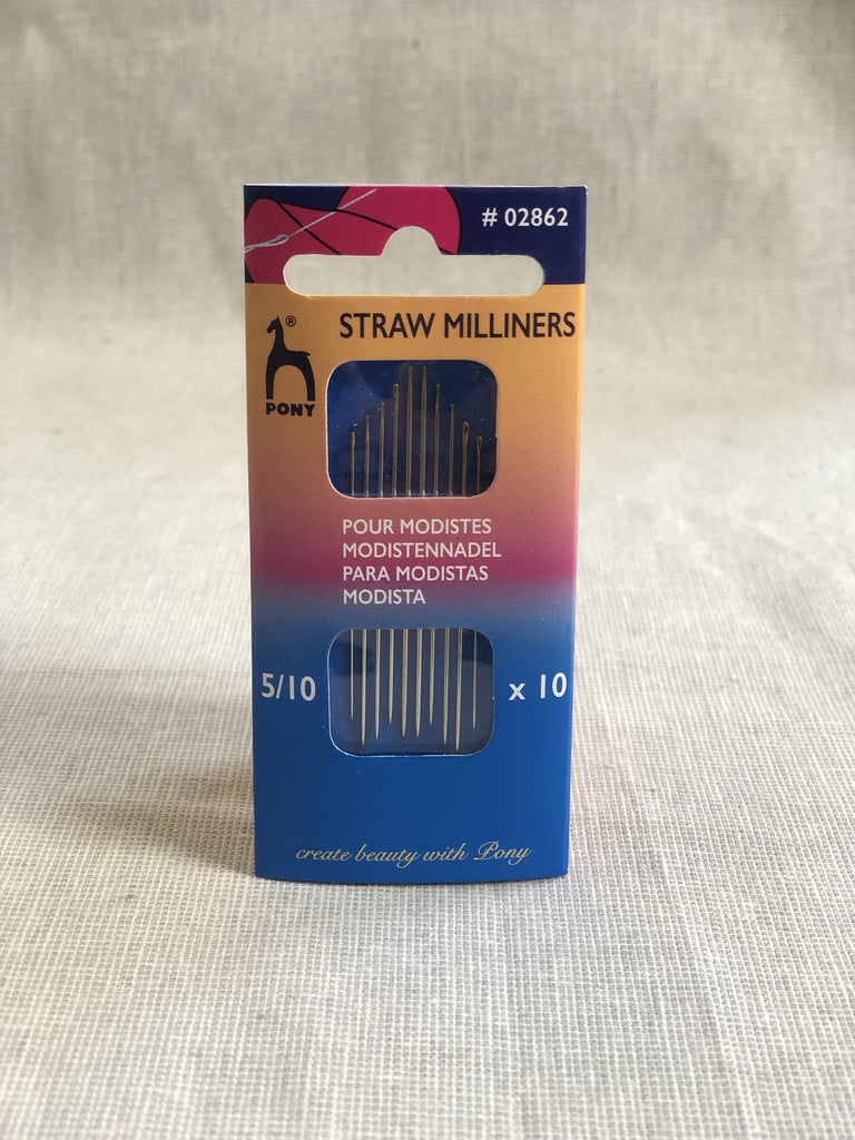Pony Needles and Pins Gold Eye Sewing Needles: Milliners Size 5-10