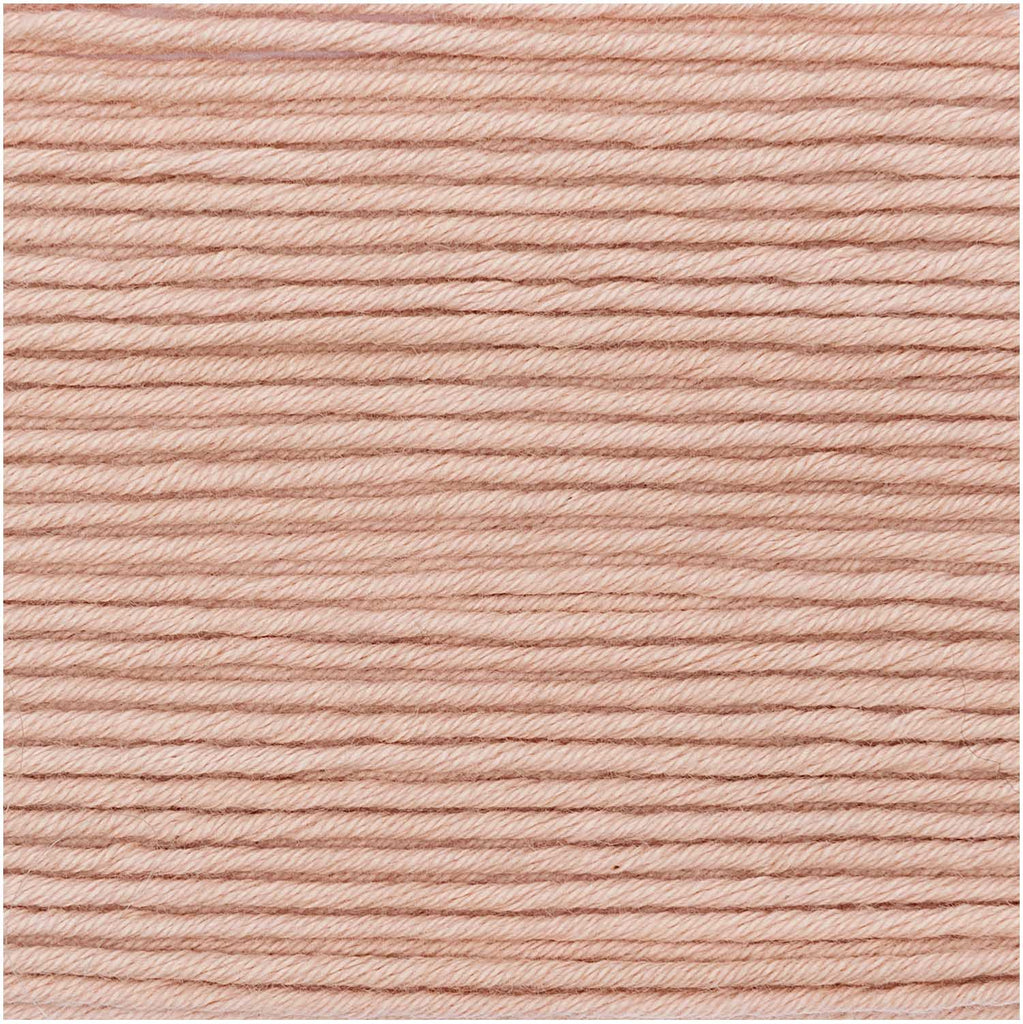 Powder Pink - Essentials Organic Cotton Aran - Rico - The Eternal Maker - UK Fabric Shop
