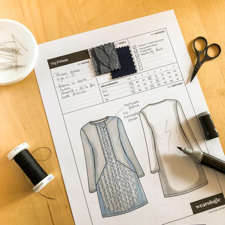 Prism Dress - Wearologie - Digital Sewing Pattern - The Eternal Maker - UK Fabric Shop