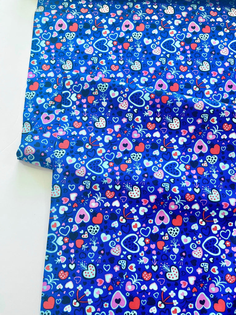 Prussian Floating Love - Homeward - Monika Forsberg for Conservatory - Free Spirit - The Eternal Maker - UK Fabric Shop