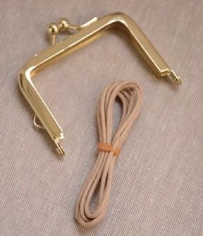 Purse Frame - Glue In - 6cm x 4cm - Gold - The Eternal Maker - UK Fabric Shop