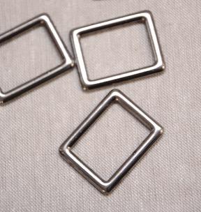 Rectangle Slider - Gunmetal - The Eternal Maker - UK Fabric Shop