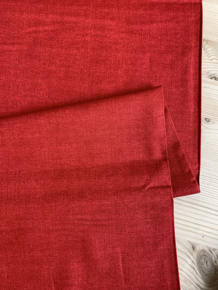 Red - Linen Texture - Makower – The Eternal Maker
