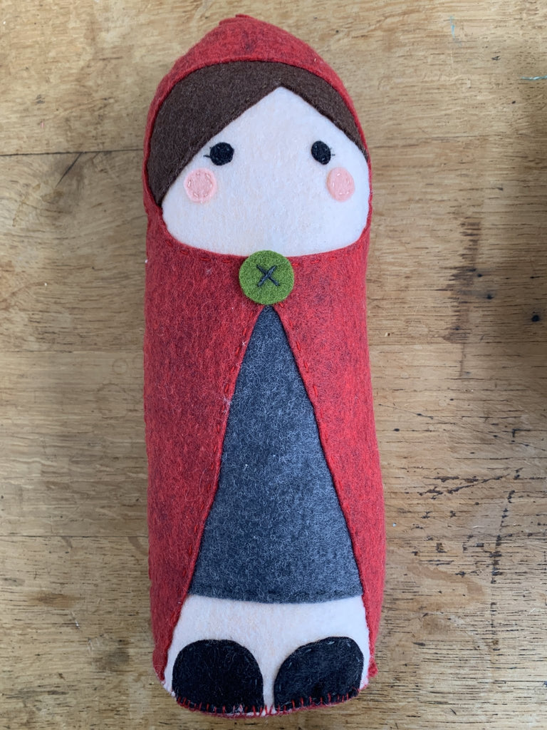 Red Riding Hood Felt Sewing Kit - The Eternal Maker - UK Fabric Shop