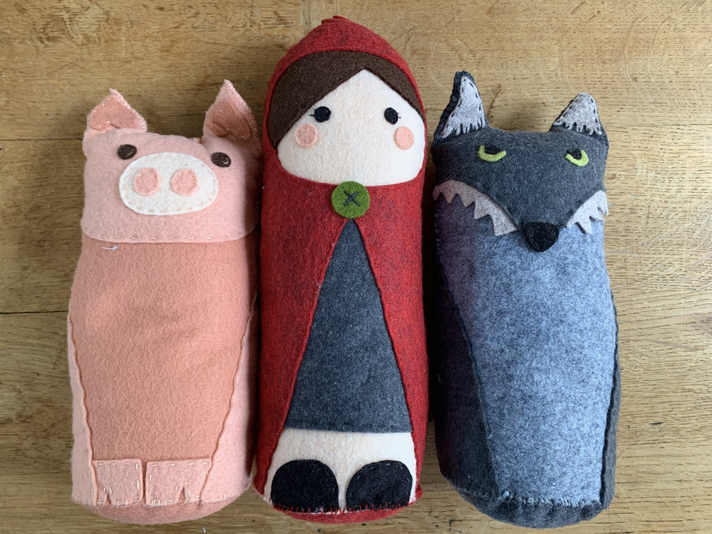 Red Riding Hood Felt Sewing Kit - The Eternal Maker - UK Fabric Shop