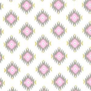 Remnant 120cm x 110cm - Glitzy Diamond - Pink - Michael Miller - The Eternal Maker - UK Fabric Shop