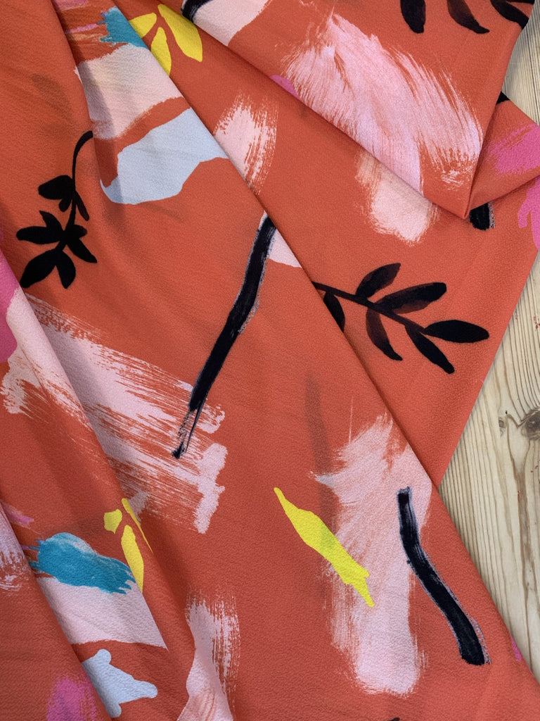 Remnant - 45cm x 140cm - Aurelia Art - Lady McElroy Popcorn Crepe - The Eternal Maker - UK Fabric Shop