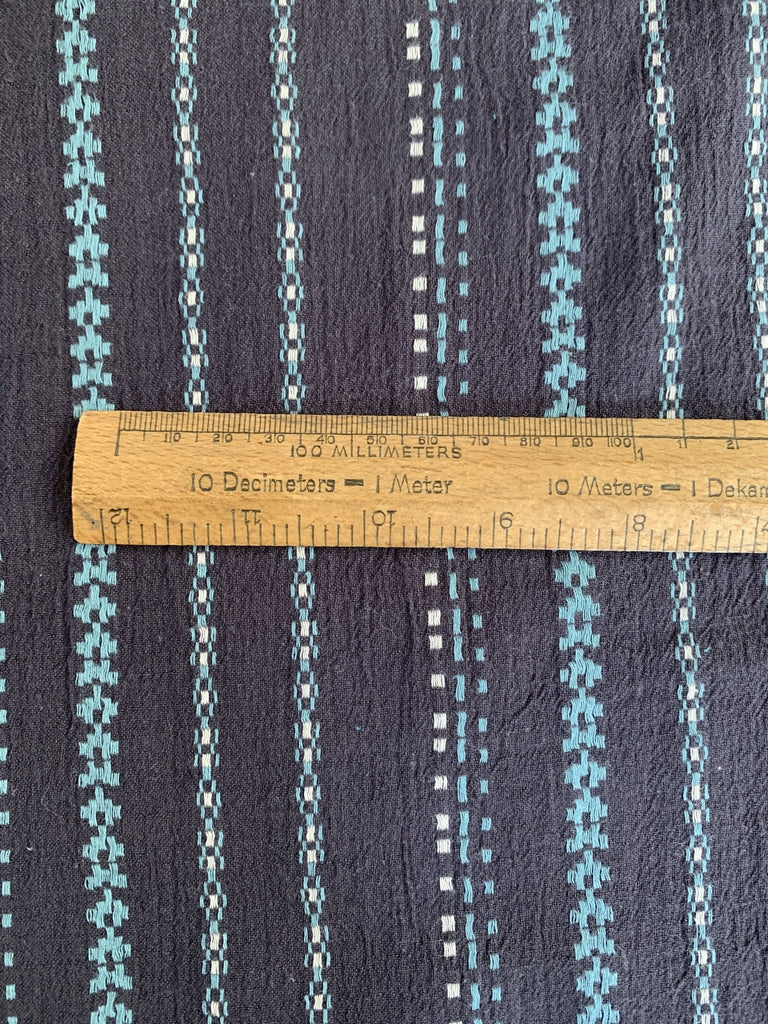 Remnant 55cm x 110cm - Athena Gauze - Yarn Dyed Charcoal - Robert Kaufman - The Eternal Maker - UK Fabric Shop