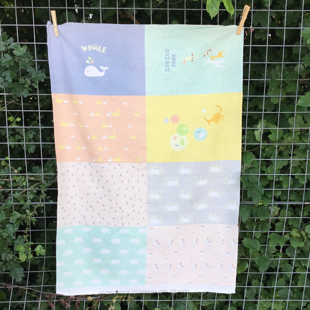 Retro Zoo Panel by Cottonvill - The Eternal Maker - UK Fabric Shop