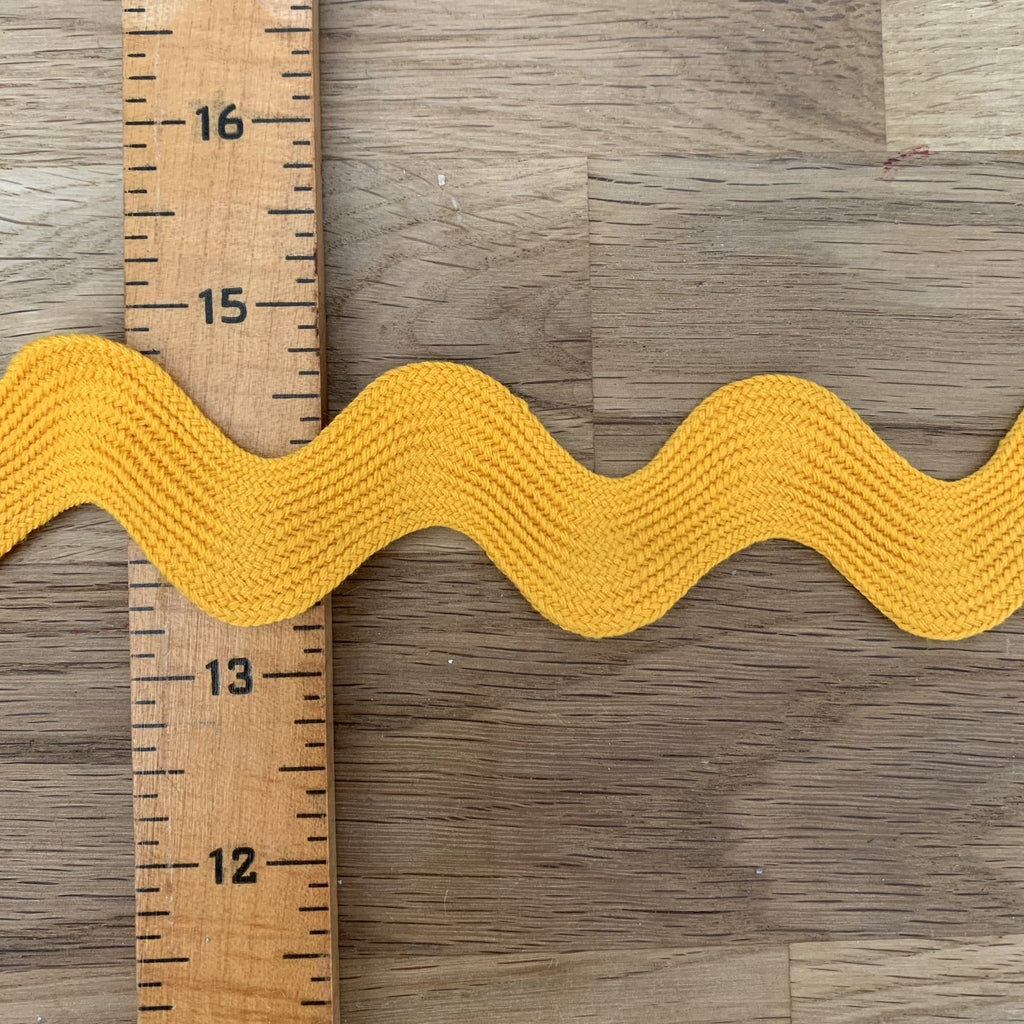 Ric Rac - 23mm - Gold - The Eternal Maker - UK Fabric Shop