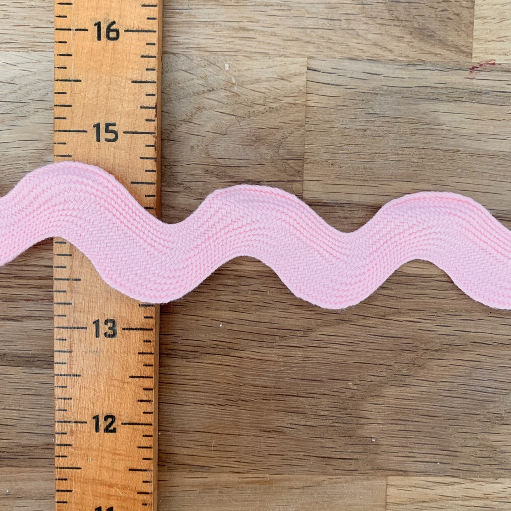 Ric Rac - 23mm - Light Pink - The Eternal Maker - UK Fabric Shop