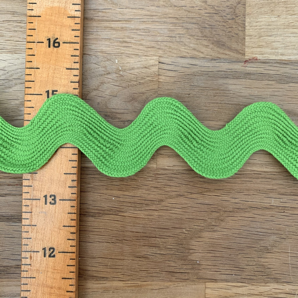 Ric Rac - 23mm - Lime - The Eternal Maker - UK Fabric Shop