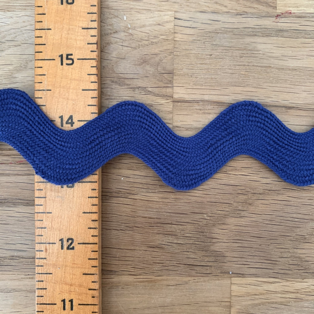 Ric Rac - 23mm - Royal Blue - The Eternal Maker - UK Fabric Shop
