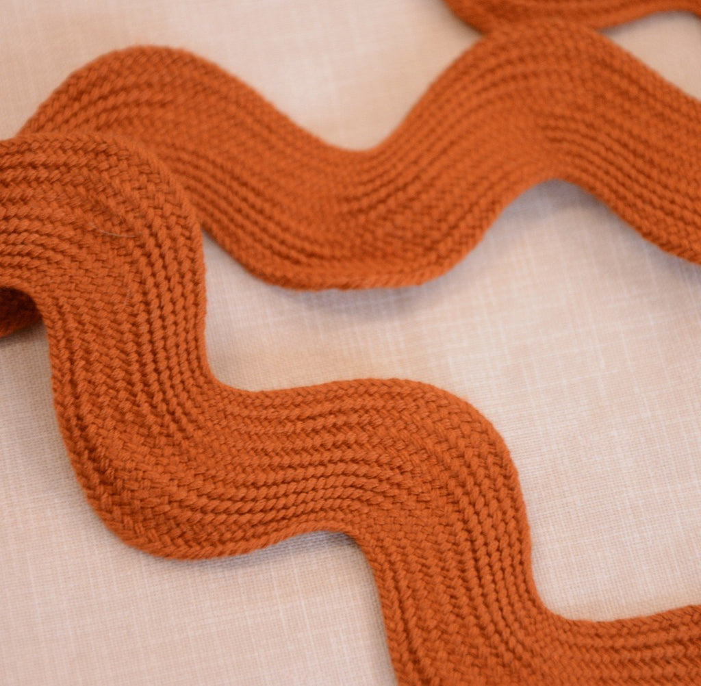 Ric Rac - 23mm - Rust - The Eternal Maker - UK Fabric Shop