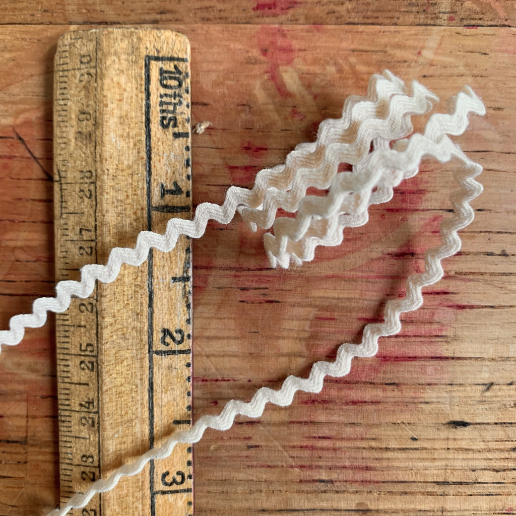 Ric Rac - 3mm - Ivory - The Eternal Maker - UK Fabric Shop