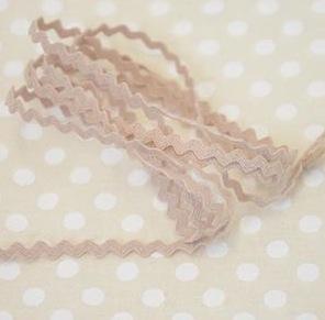 Ric Rac - 3mm - Tan - The Eternal Maker - UK Fabric Shop