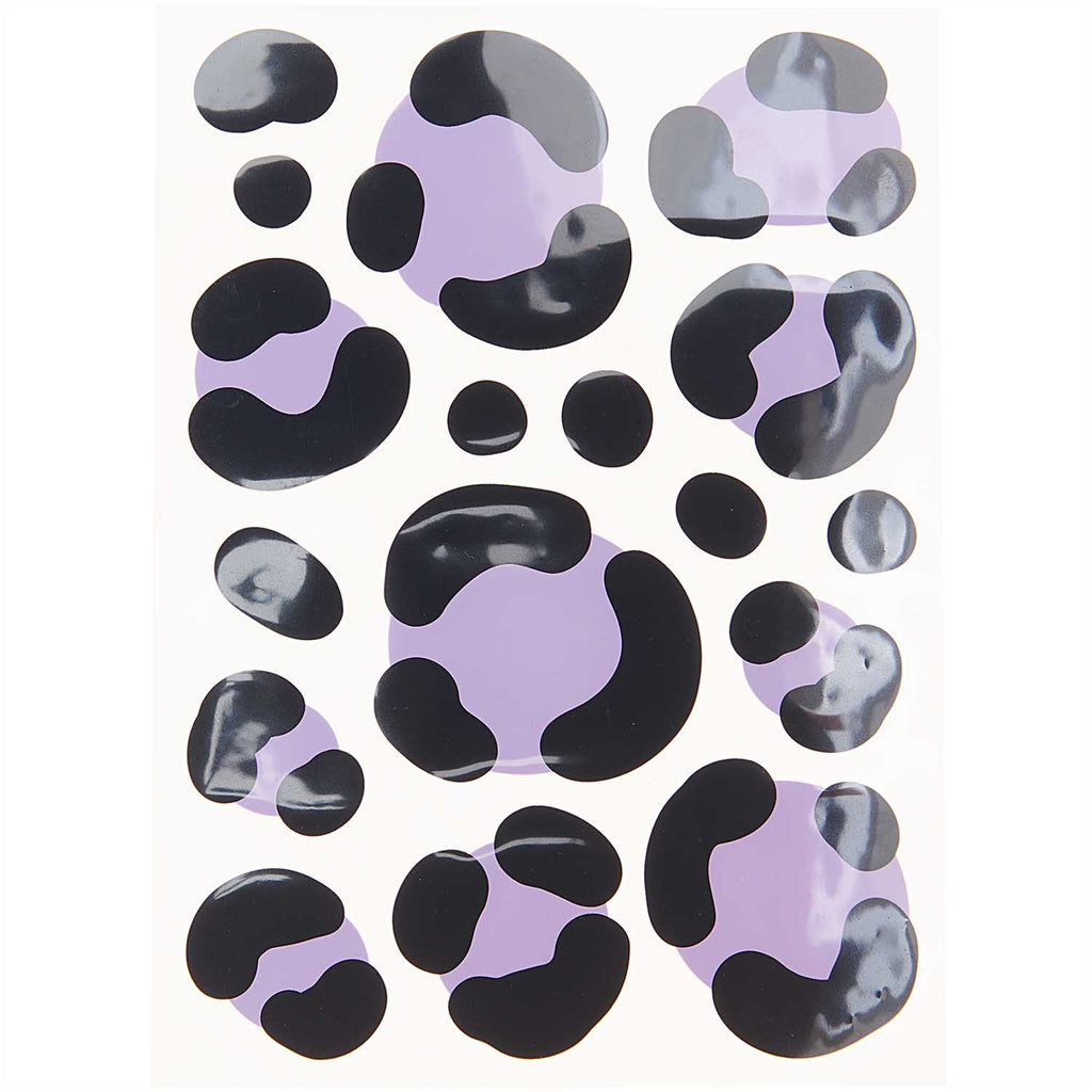 Rico Craft Supplies Iron on Sheet - Leopard Print Lilac