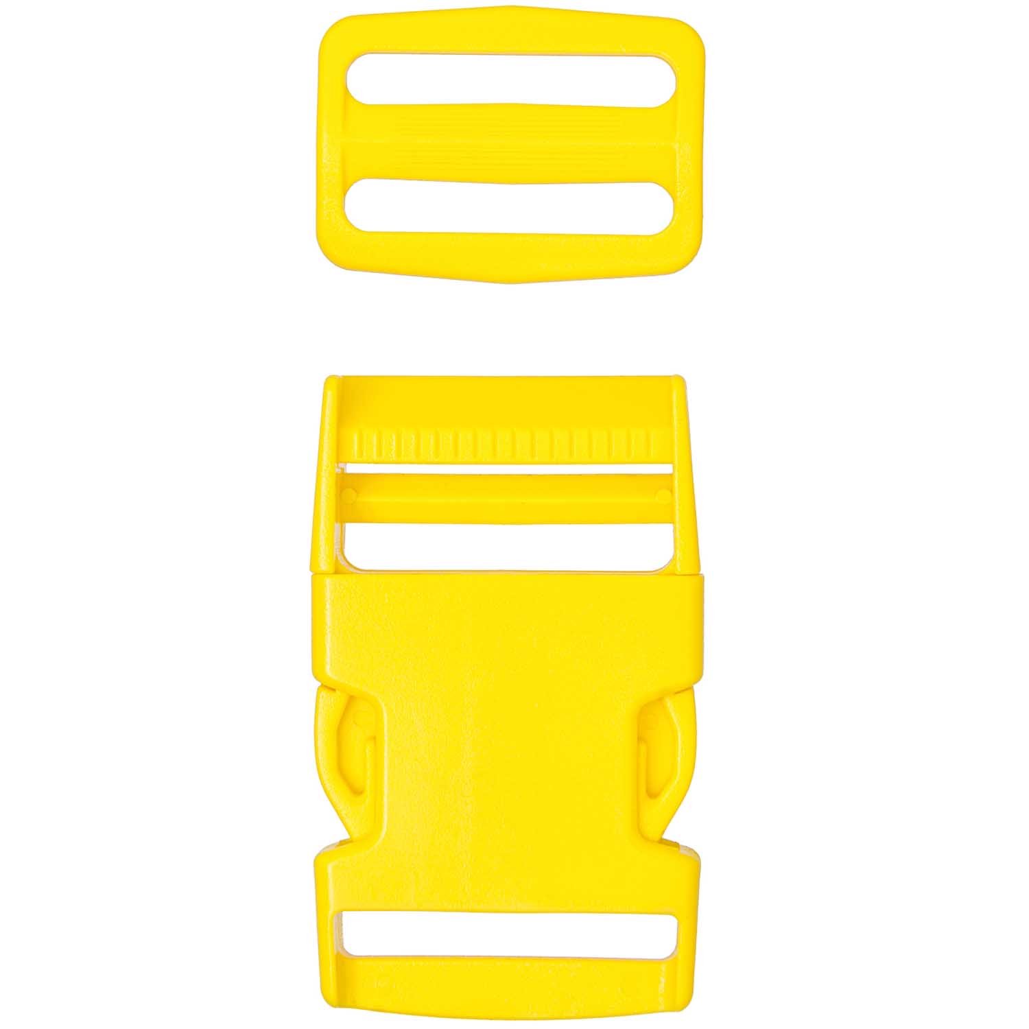 Plastic Snap Side Release Buckle - 40mm - Yellow – The Eternal Maker
