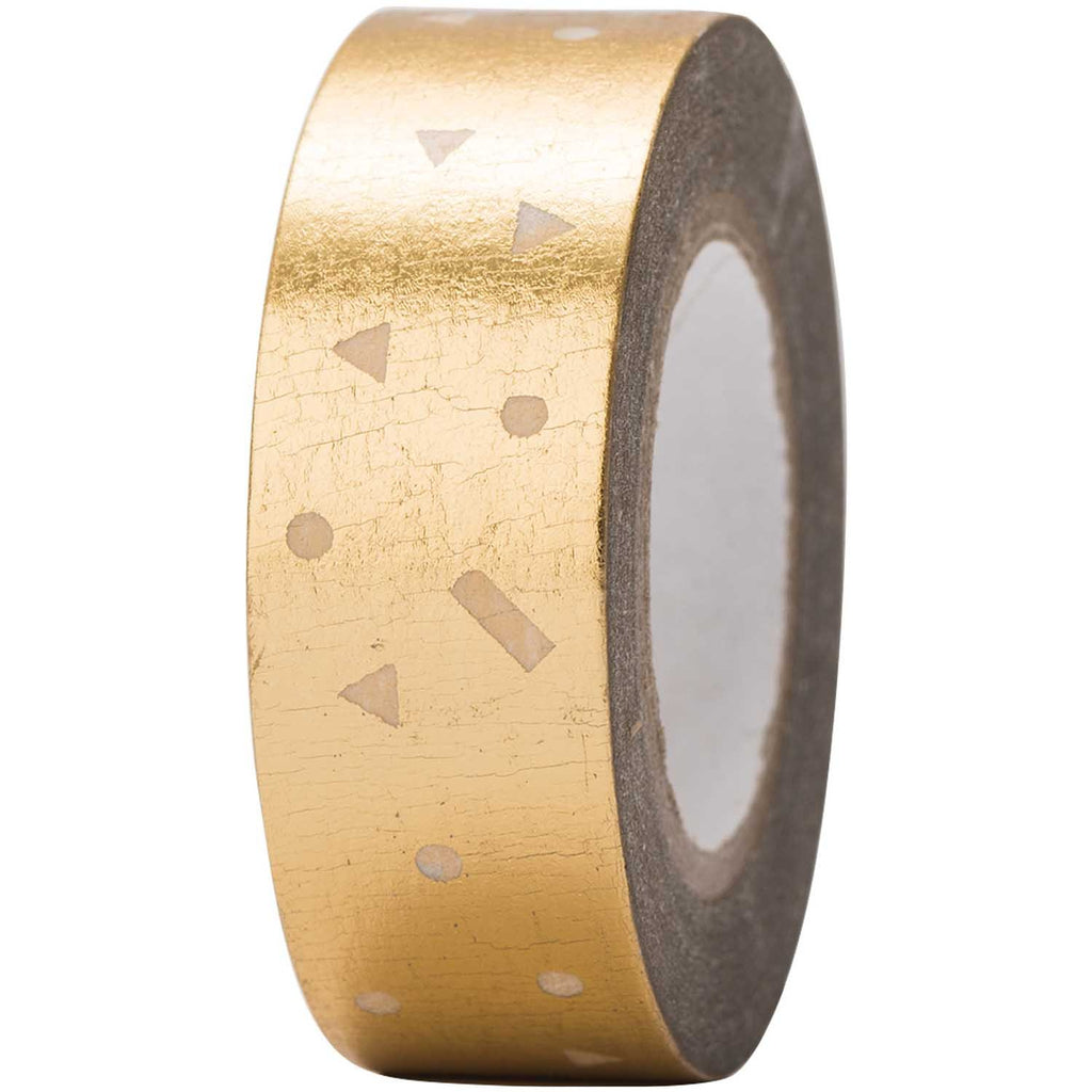 Rico Washi Tape Metallic Gold Confetti Washi Tape