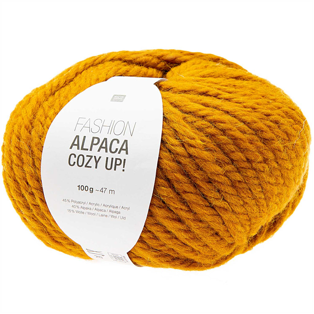 Rico Yarn Fashion Alpaca Cozy Up! - Super Chunky - Mustard 004 - Rico