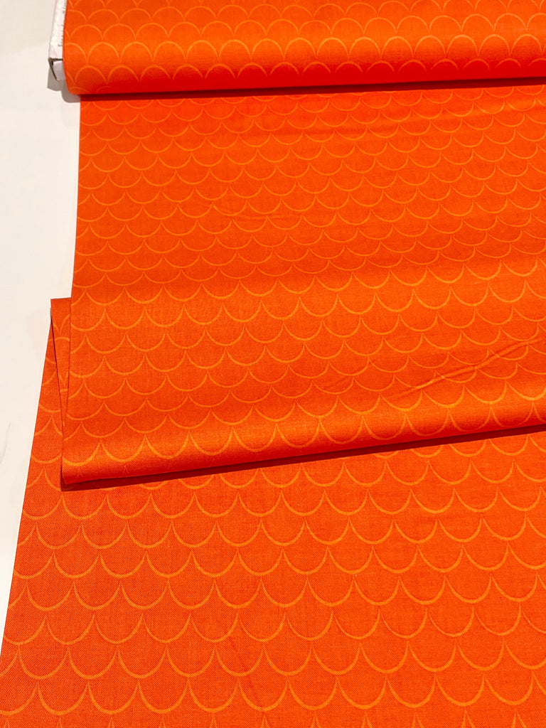 Riley Blake Fabric Dragon Scales - Orange - Riley Blake Designs