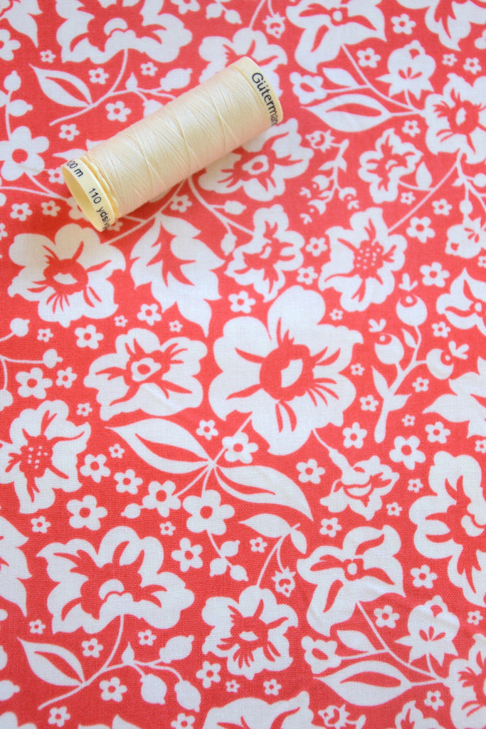 Riley Blake Fabric Red Floral - The Sweetest Thing - Zoe Pearn - Riley Blake