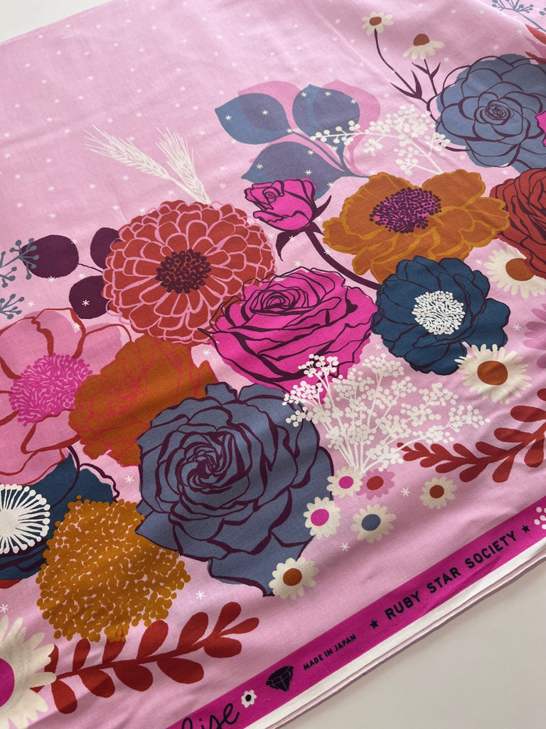Rise in Peony - Double Border - Ruby Star Society - The Eternal Maker - UK Fabric Shop