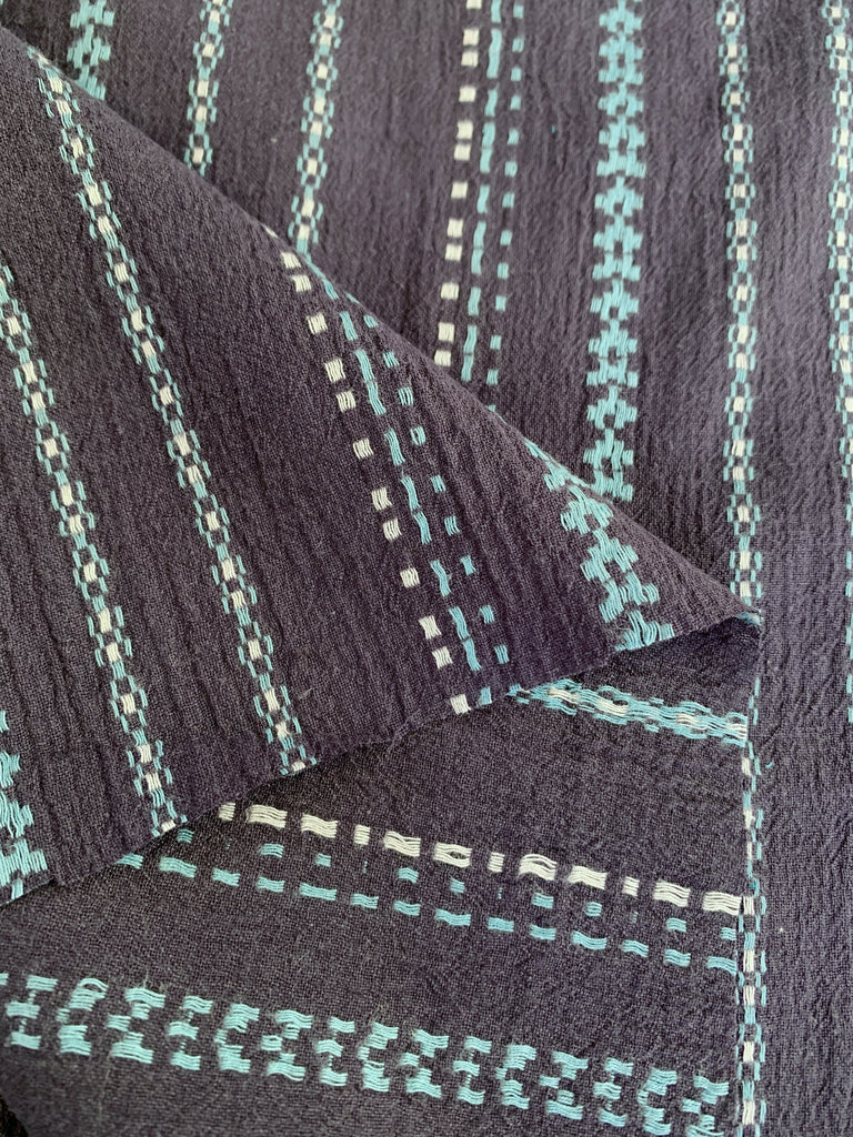 Robert Kaufman Fabric Athena Gauze - Yarn Dyed Charcoal - Robert Kaufman