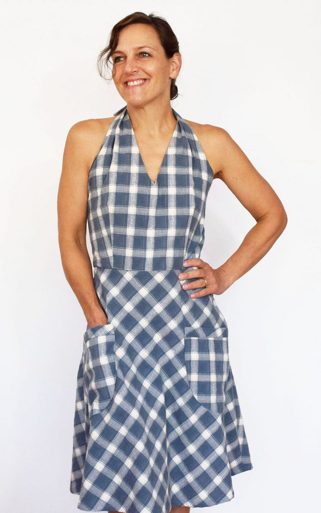 Rose City Halter Dress Pattern - Sew House Seven - Digital PDF Download Pattern - The Eternal Maker - UK Fabric Shop