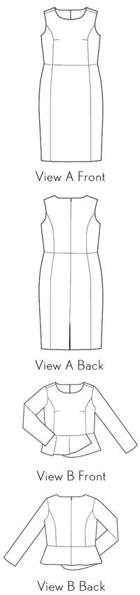 Rush Hour Dress + Blouse - Liesl + Co - Digital Download Pattern - The Eternal Maker - UK Fabric Shop