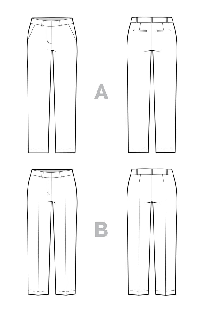 Sasha Trousers - Closet Core Patterns - The Eternal Maker - UK Fabric Shop