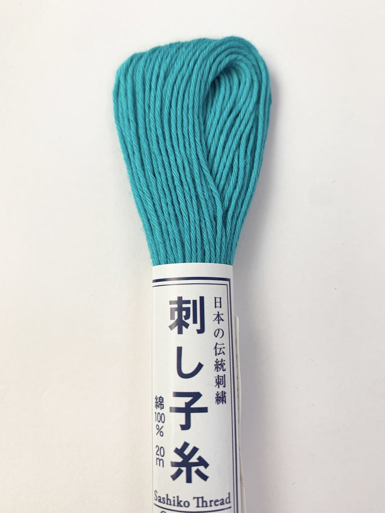 Sashiko Thread - Cyan 17 - The Eternal Maker - UK Fabric Shop